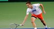 Čtvrtfinalista Australian Open Tomáš Berdych trénuje na první kolo Davis Cupu proti Švýcarsku