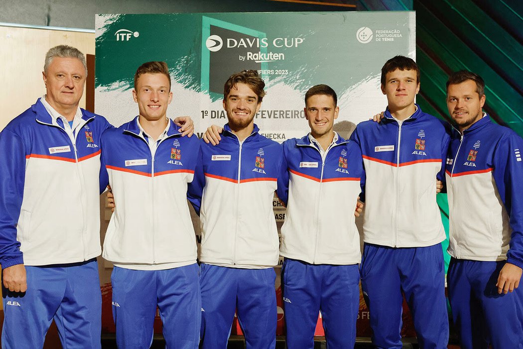 Čeští tenisté se v Davis Cupu utkají s Portugalskem
