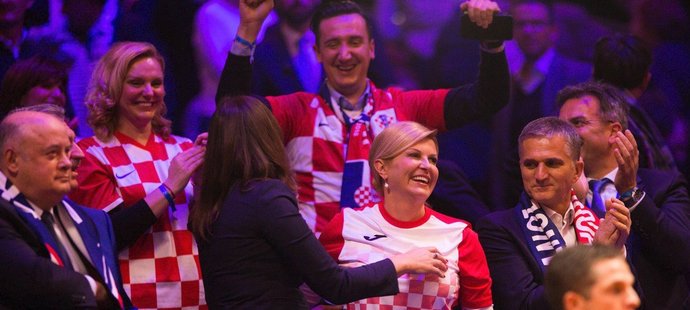 Kolinda Grabarová-Kitarovičová fandila opět naplno, tentokrát na tenise...