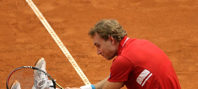 Zničený belgický tenista Steve Darcis