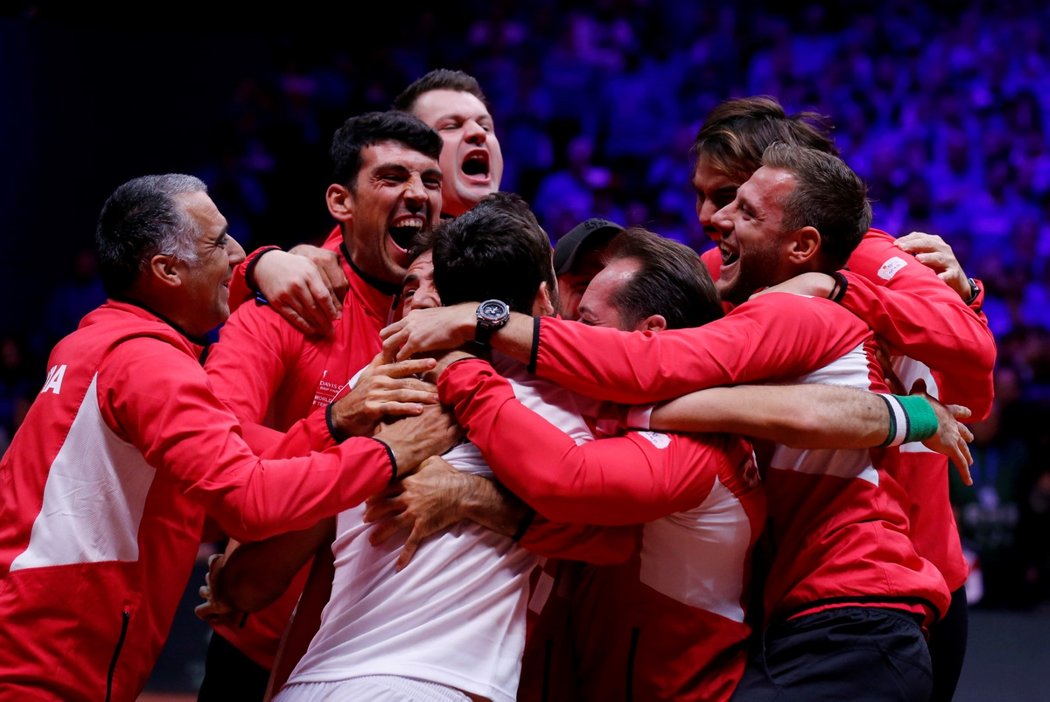 Chorvatská euforie po triumfu ve finále Davis Cupu