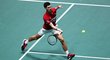 Novak Djokovič vstoupil do finálového turnaje Davis Cupu výhrou nad Japoncem Jošihitou Nišiokou a pomohl Srbsku k první výhře