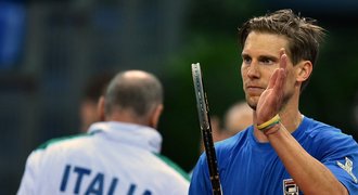 Davis Cup: Italové vyřadili oslabené Švýcary, Francie Kanadu