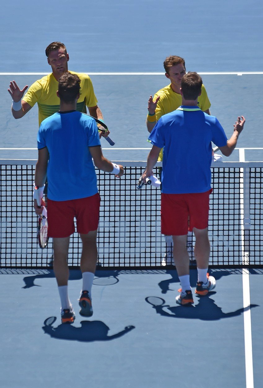 Jiří Veselý s Janem Šátralem padli v Davis Cupu