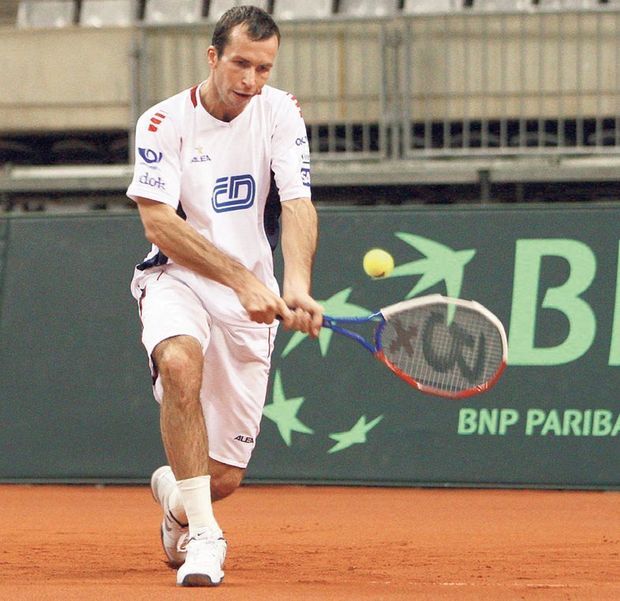Radek Štěpánek už má raketu na finále připravenou Radek Štěpánek už má raketu na finále připravenou