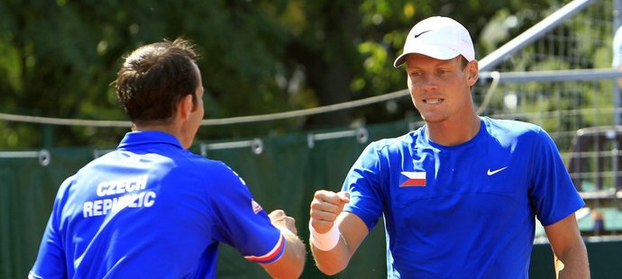 Berdych se Štěpánkem v Německu řádí, deklasovali Spojené státy (archivní foto)