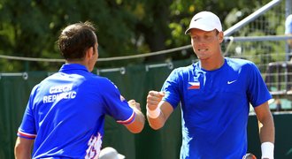 České tenisty v prvním kole Davis Cupu čeká Itálie