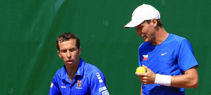 Štěpánek s Berdychem vybojovali ve čtyřhře udržení v elitní skupině Davis Cupu