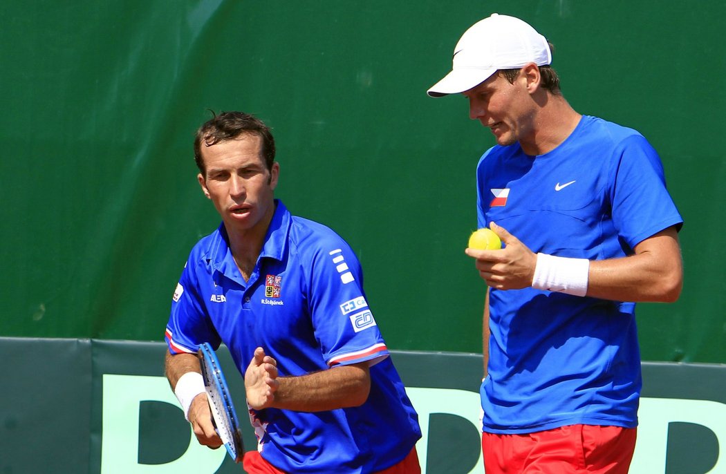Štěpánek s Berdychem vybojovali ve čtyřhře udržení v elitní skupině Davis Cupu