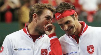 Federer s Wawrinkou vítězí. Švýcary přiblížili do finále Davis cupu