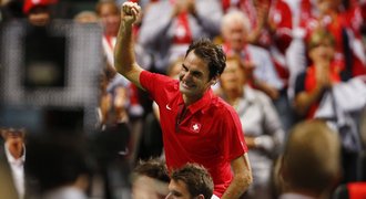 Federer poslal Švýcary po 22 letech do finále Davis Cupu