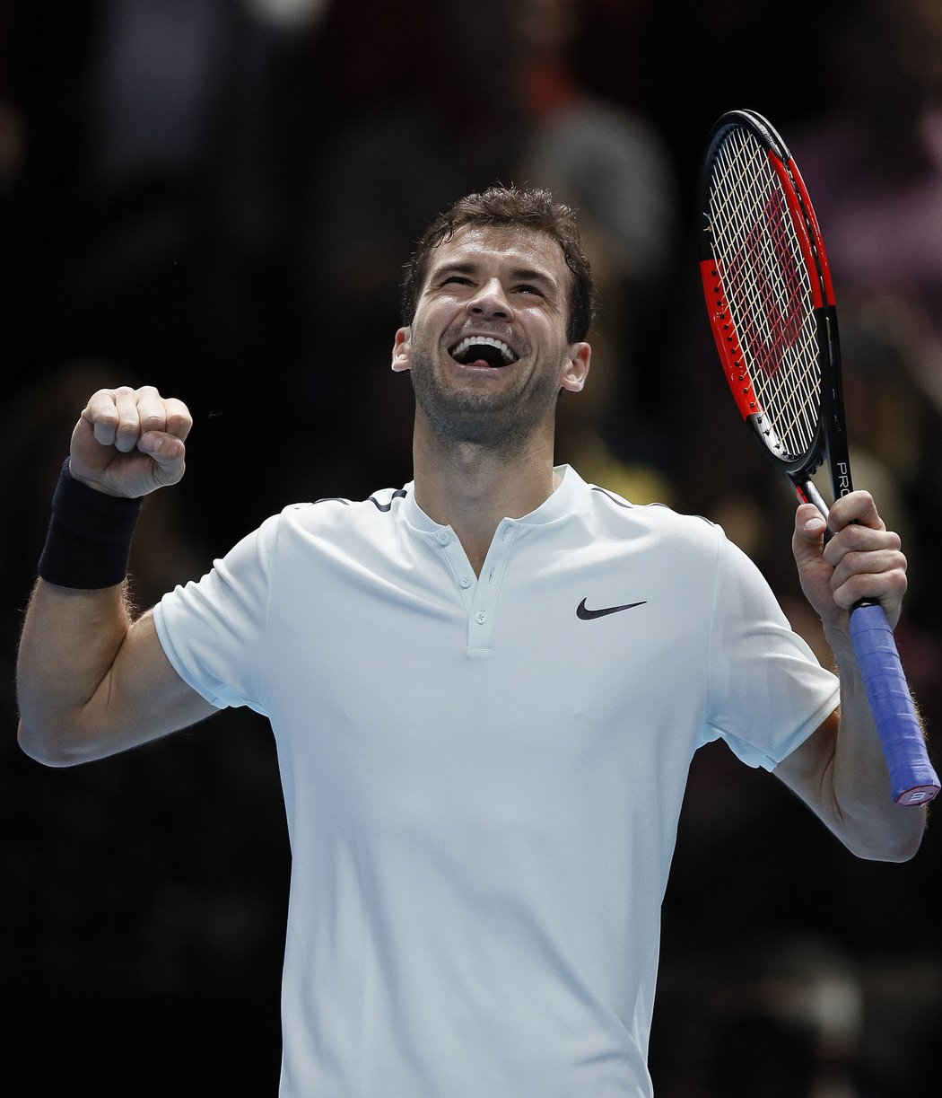 Grigor Dimitrov slaví životní úspěch, vyhrál Turnaj mistrů