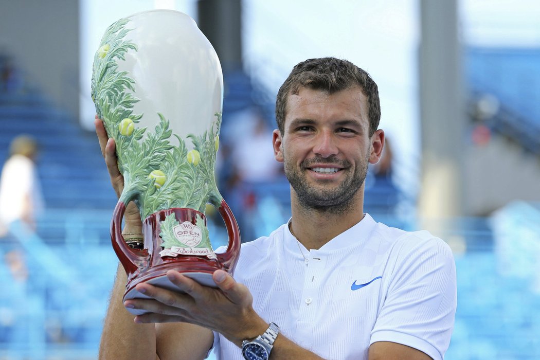 Bulharský tenista Grigor Dimitrov získal v Cincinnati první titul z turnaje Masters. Ve finále porazil Australana Nicka Kyrgiose 6:3, 7:5.