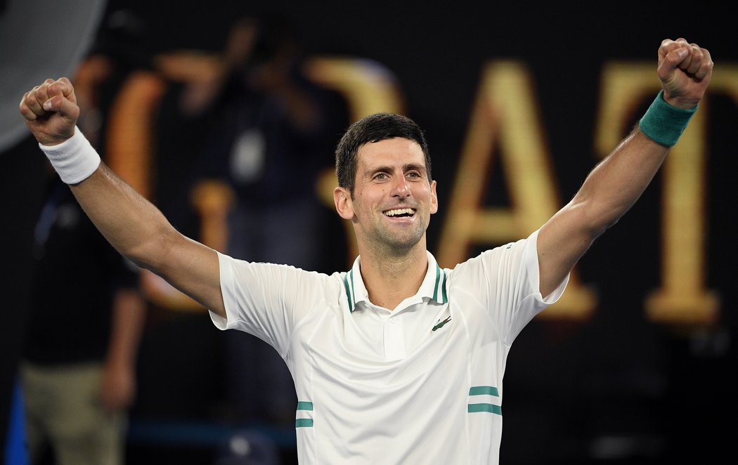 Novak Djokovič ovládl Australian Open podeváté v kariéře