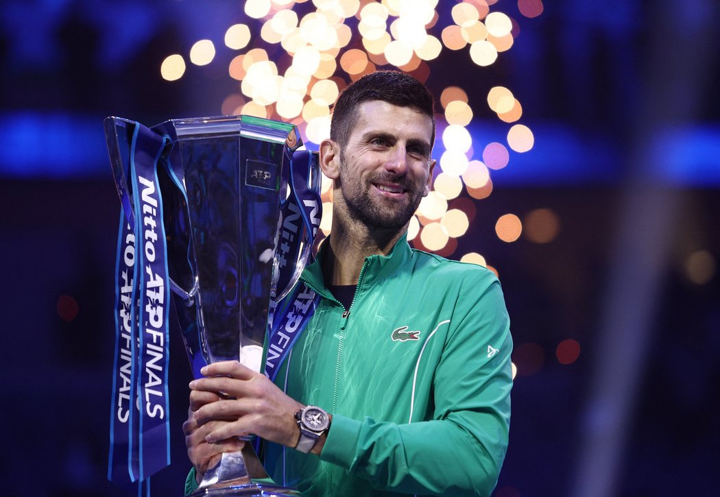 Novak Djokovič získal rekordní sedmý titul z Turnaje mistrů