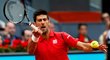 Novak Djokovič předvedl ve fináel turnaje v Madridu výborný výkon