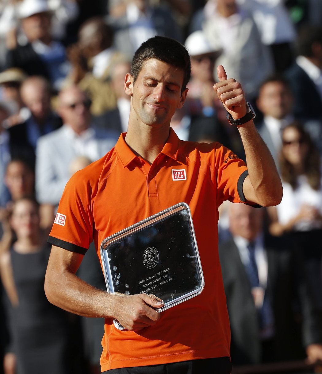 Novak Djokovič byl dojat dlouhým potleskem fanoušků.