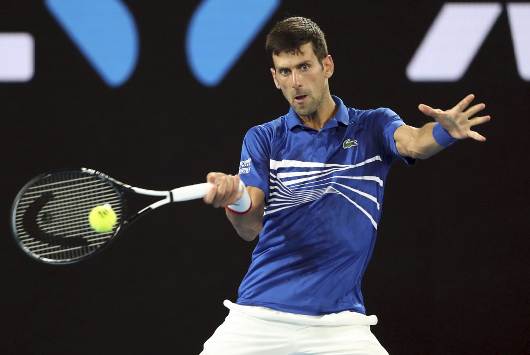 Novak Djokovič si v semifinále Australian Open počínal naprosto suverénně