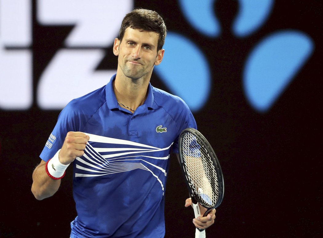 Novak Djokovič si v semifinále Australian Open počínal naprosto suverénně