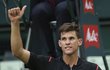 Dominic Thiem slaví postup do dalšího kola