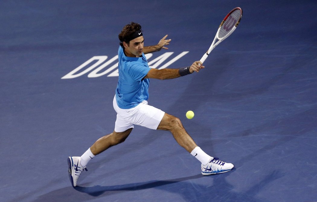 Semifinále turnaje v Dubaji Roger Federer nezvládl, proti Novaku Djokovičovi se postaví český tenista Tomáš Berdych