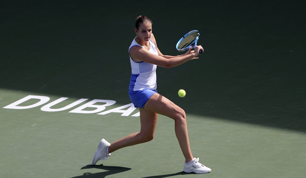 Karolína Plíšková v Dubaji postoupila do čtvrtfinále