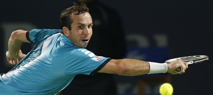 Radek Štěpánek bojuje o postup do třetího kola proti Federerovi