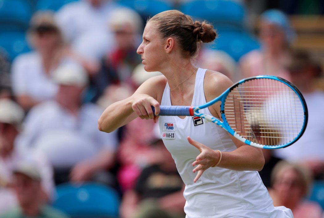 Česká tenistka Karolína Plíšková si na turnaji v Eastbourne zahraje semifinále