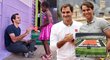 Roger Federer se v rámci charitativní exhibice utká s Rafaelem Nadalem na fotbalovém stadionu v Kapském Městě