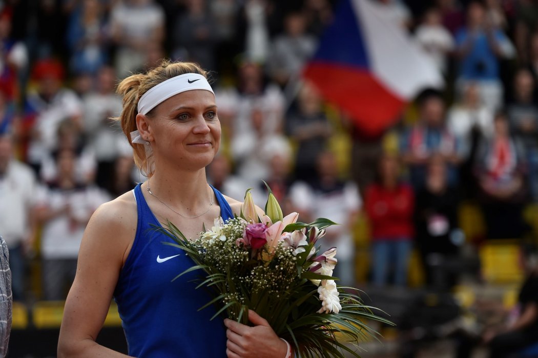 Lucie Šafářová odehrála proti Kanadě svou poslední čtyřhru ve Fed Cupu