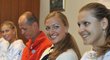Petra Kvitová se s českým fedcupovým týmem chystá na víkendový duel s Itálií