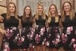 České tenisové krásky: Karolína Muchová, Markéta Vondroušová, Lucie Šafářová, Marie Bouzková a Barbora Krejčíková