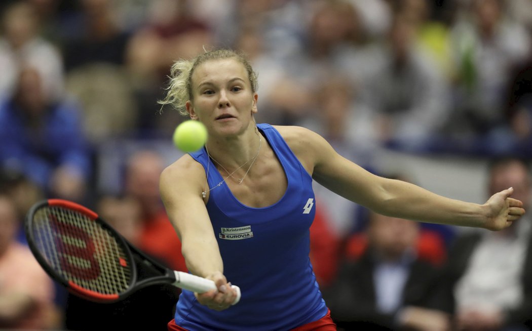 Kateřina Siniaková bojovala o českou naději ve Fed Cupu