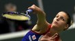 Karolína Plíšková v úvodní fedcupové dvouhře proti Španělkám