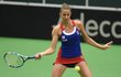 Karolína Plíšková ve fedcupovém duelu proti Španělsku