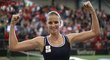 Karolína Plíšková se raduje po výhře nad švýcarskou jedničkou Timeou Bacsinszkou v semifinále Fed Cupu