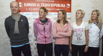 Zima a vysoký odskok. Tenistky se v Kanadě aklimatizují na Fed Cup