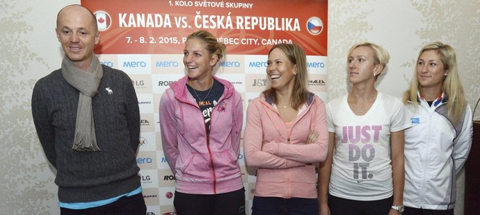 České tenistky se chystají na víkendový zápas 1. kola Fed Cupu proti domácí Kanadě