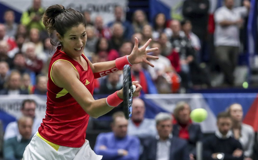 Garbine Muguruzaová Blancová prohrála na Fed Cupu s Karolínou Plíškovou