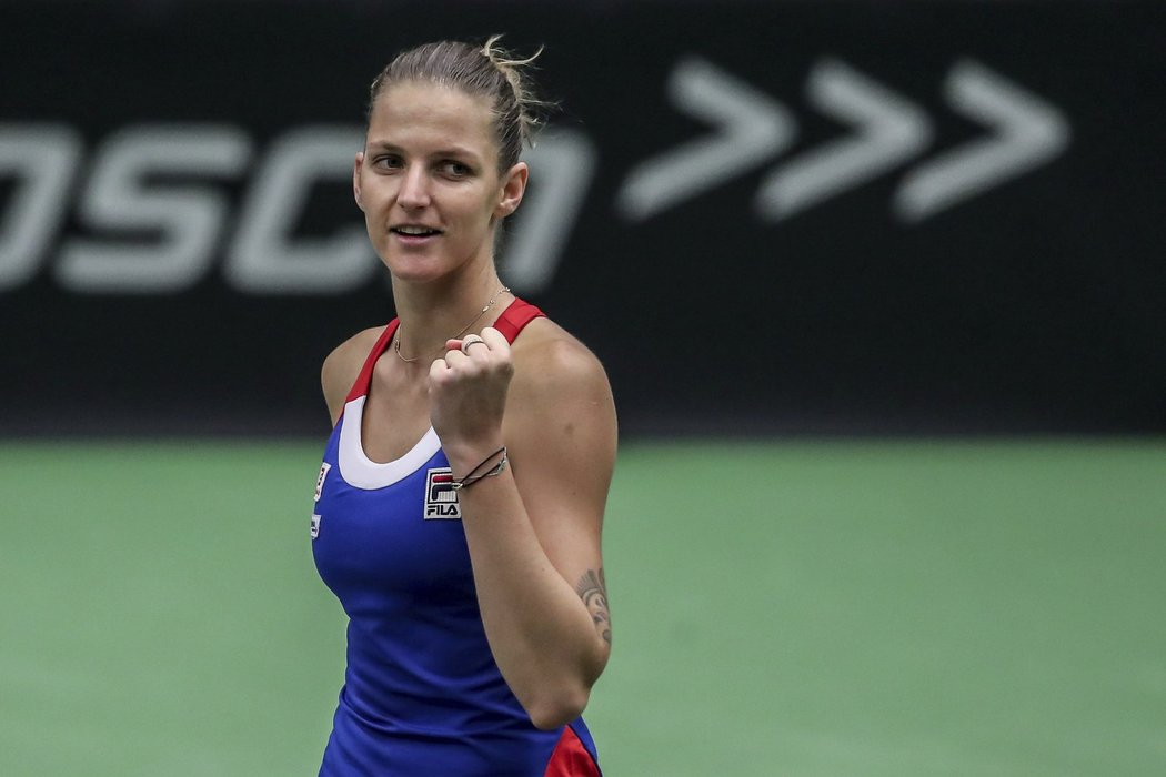 Karolína Plíšková zápas na Fed Cupu ovládla