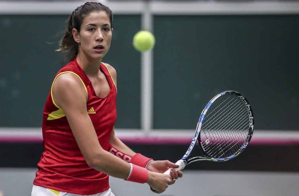 Garbine Muguruzaová Blancová prohrála na Fed Cupu s Karolínou Plíškovou