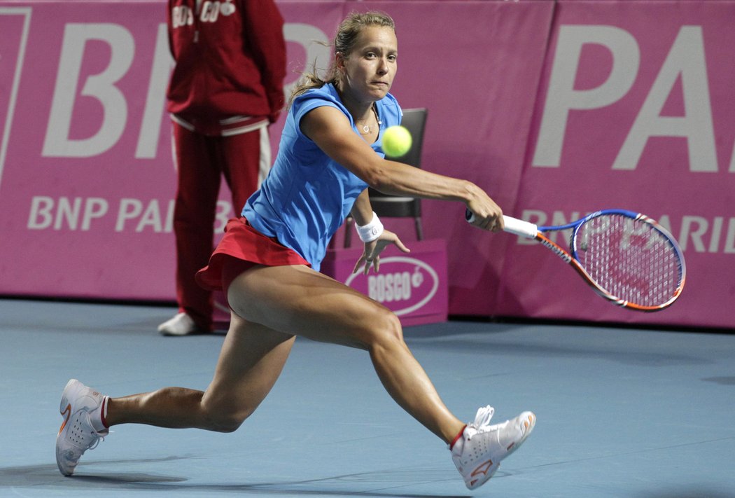 Semifinále Fed Cupu: Záhlavová-Strýcová vs. Kirsten Flipkensová