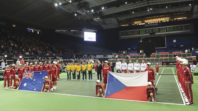 Ostravu čeká tenisový dvojboj, bude hostit Davis Cup i Fed Cup Ostravu čeká tenisový dvojboj, bude hostit Davis Cup i Fed Cup