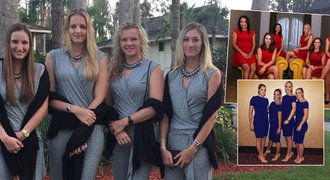 Outfity pro Fed Cup: Češky jako šedé myšky v pyžamu, Slovenky zářily