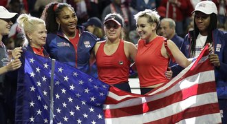 Williamsová poprvé ve Fed Cupu prohrála dvouhru, USA přesto slaví postup