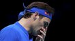 Roger Federer se v Londýně do finále nepodívá