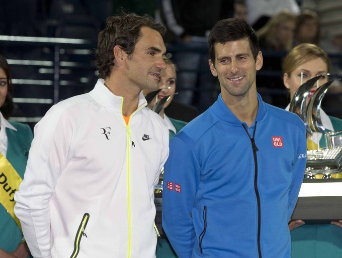 Že se nemáme s Novakem rádi? Becker neví, co mluví, tvrdí Federer Že se nemáme s Novakem rádi? Becker neví, co mluví, tvrdí Federer
