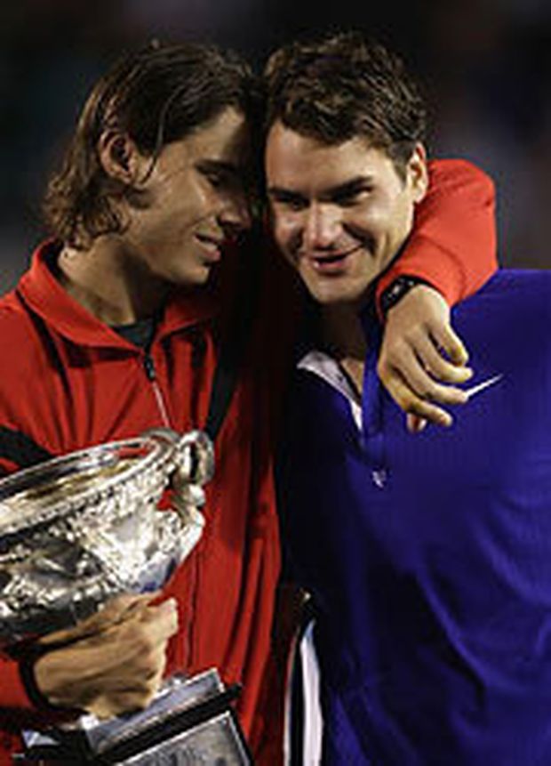 Federer v obětí s Nadalem Federer v obětí s Nadalem