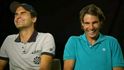 Nadal s Federerem si natáčení opravdu užili