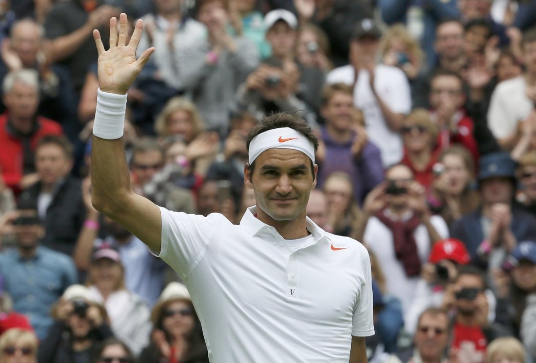 Federer neměl v prvním kole Wimbledonu žádné problémy